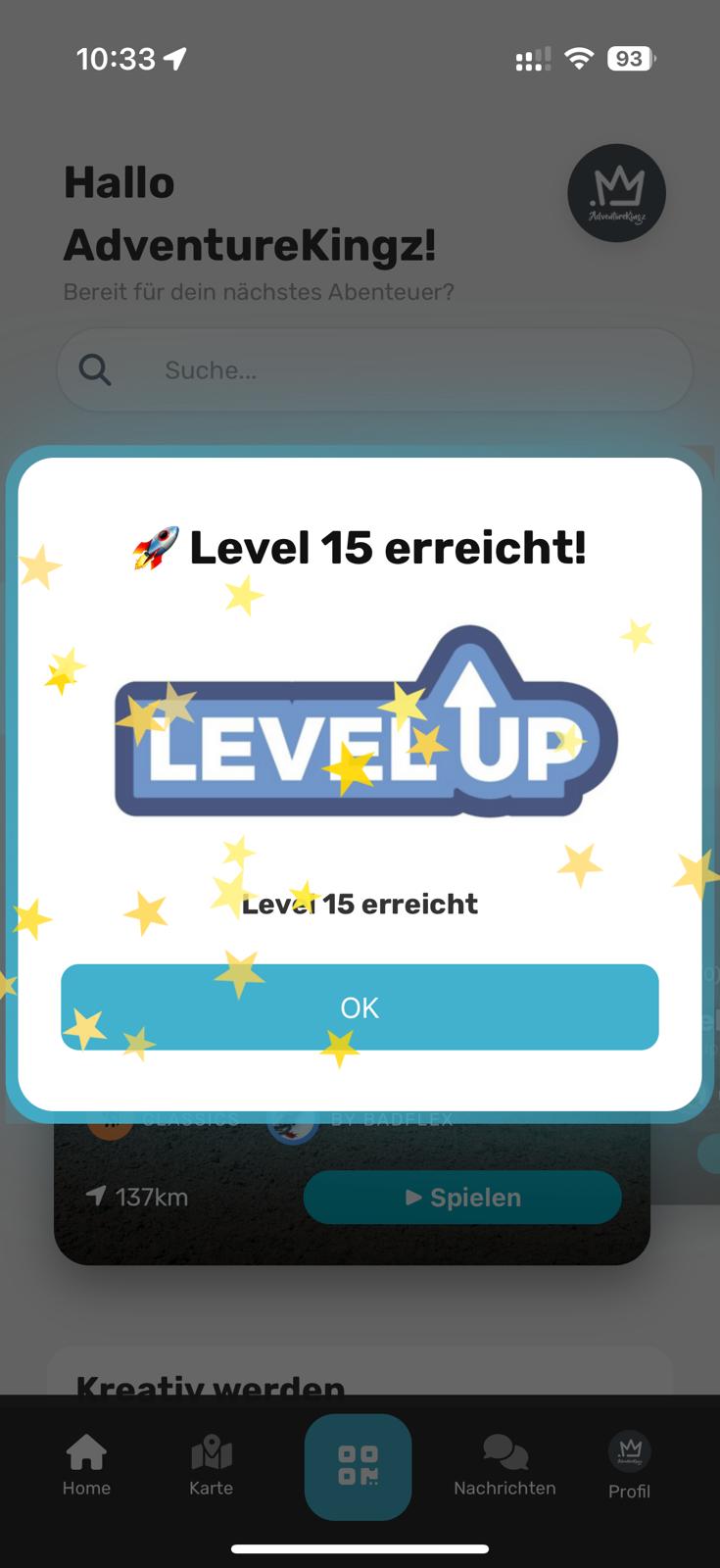 Erfahrung & Level