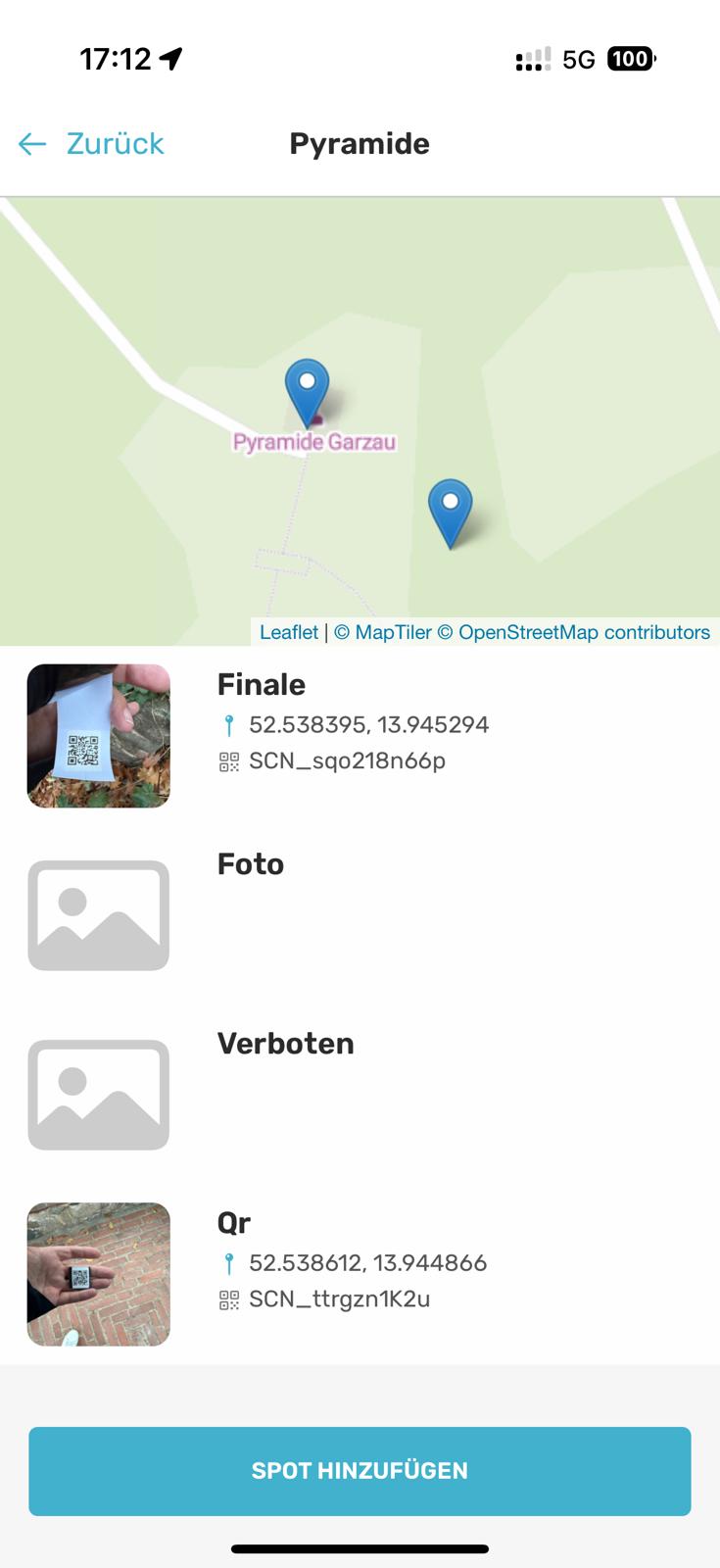 Toolbox (Fotos und Wegpunkte erfassen)