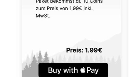 Konto aufladen: Jetzt auch mit 10 Coins